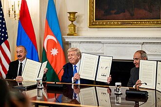 Azerbaycan-Ermenistan Barış Anlaşması imzalandı.